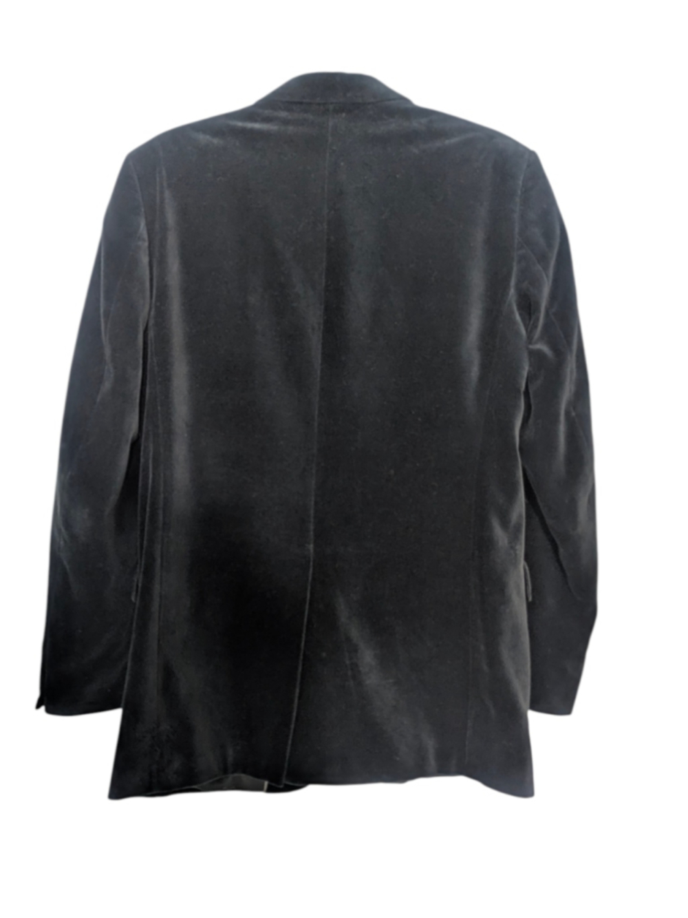 Express Men's Black Velvet Blazer Size 40R - Picture 3 of 11